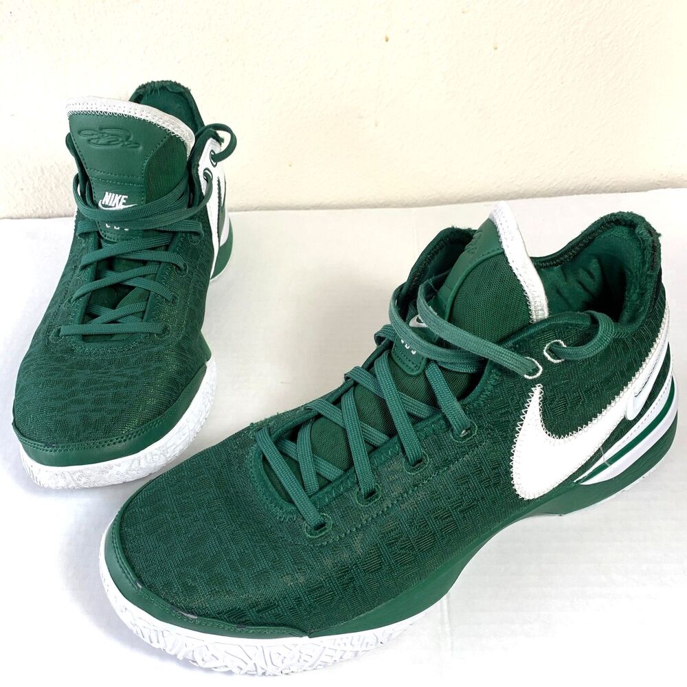 Nike Lebron NXXT Gen TB P FN7092 300 Lucky Green White Men Sz 13 New LJ